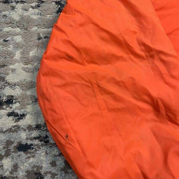 Vtg Work King Mens XL Reversible Puffer Jacket Green/Orange Poly Canada Hunting - Picture 14 of 14